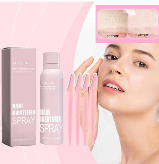 Spray Révélateur de Poils Visage - Épilation Parfaite Sans Poils Oubliés