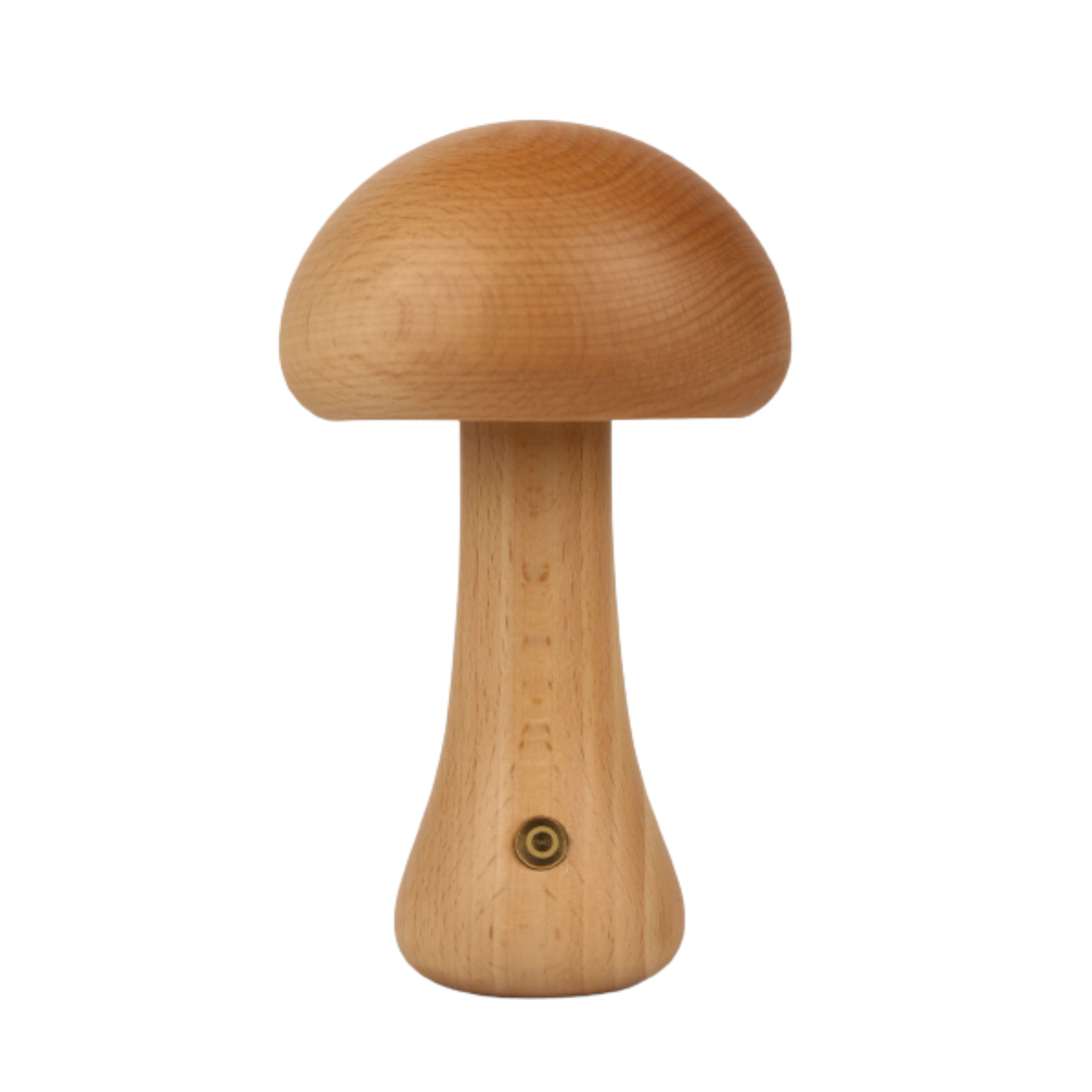 Veilleuse Champignon en Bois LED - Rechargeable & Portable