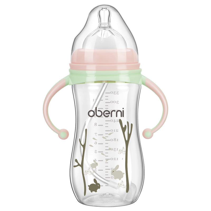 Biberon Bébé Anti-Colique avec Poignées - Col Large 240ml