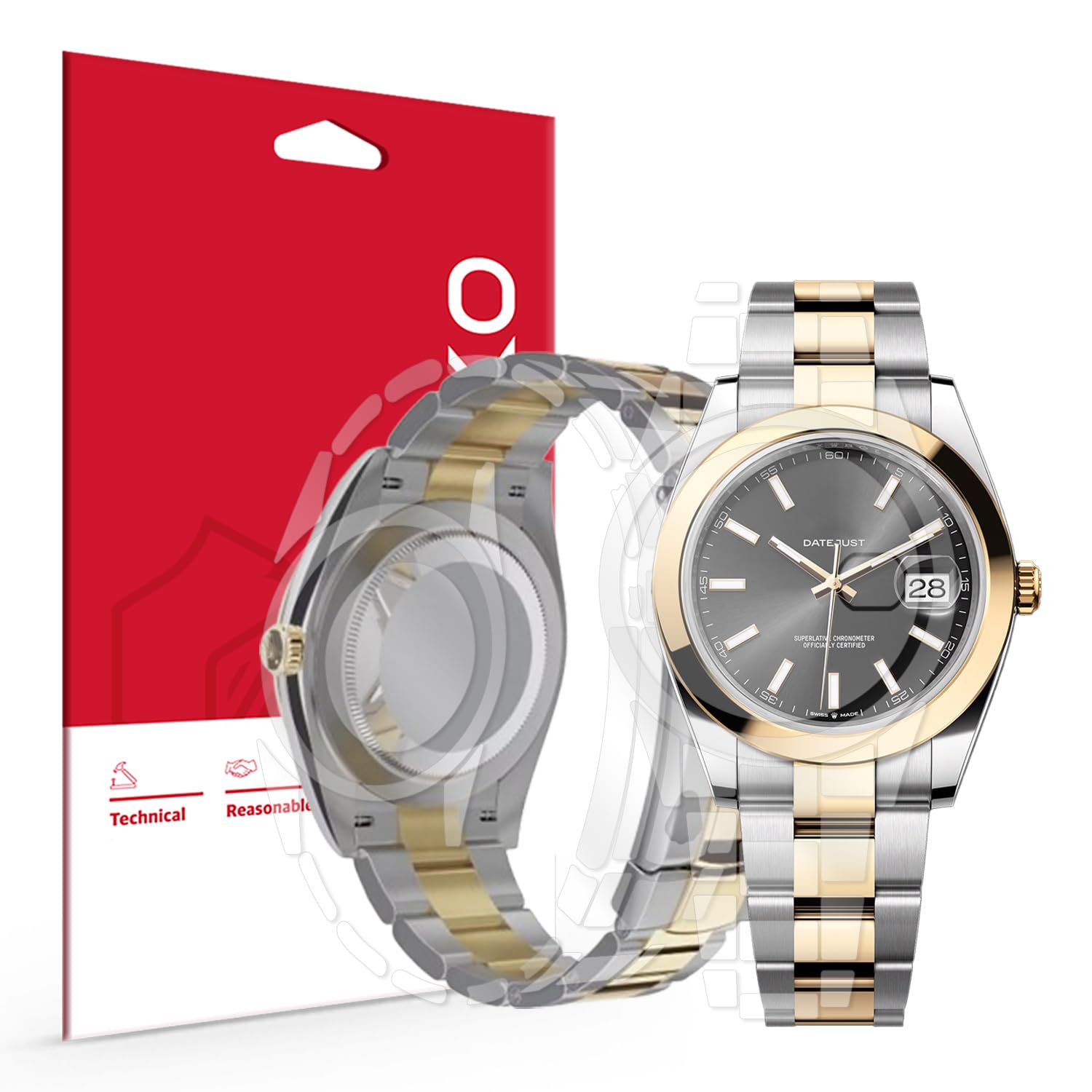 Film Protecteur Full Body 2 Pack pour Montre de Luxe 41mm - Anti-rayures Invisible