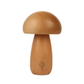 Veilleuse Champignon en Bois LED - Rechargeable & Portable