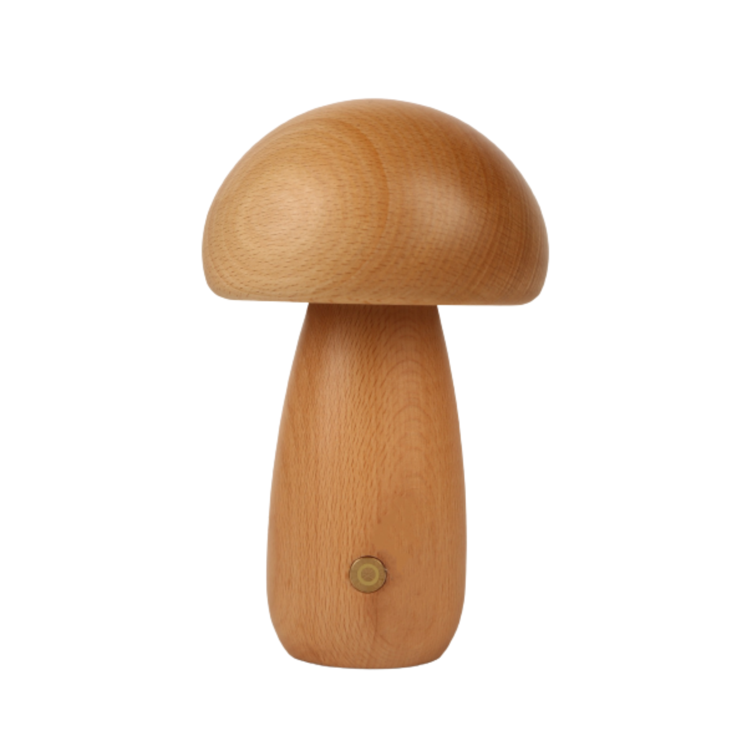 Veilleuse Champignon en Bois LED - Rechargeable & Portable