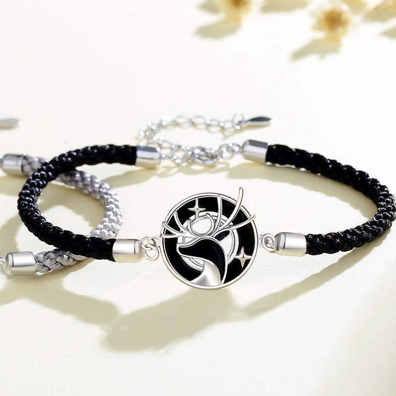 Bracelet Yin Yang Couple Magnétique - Lui & Elle