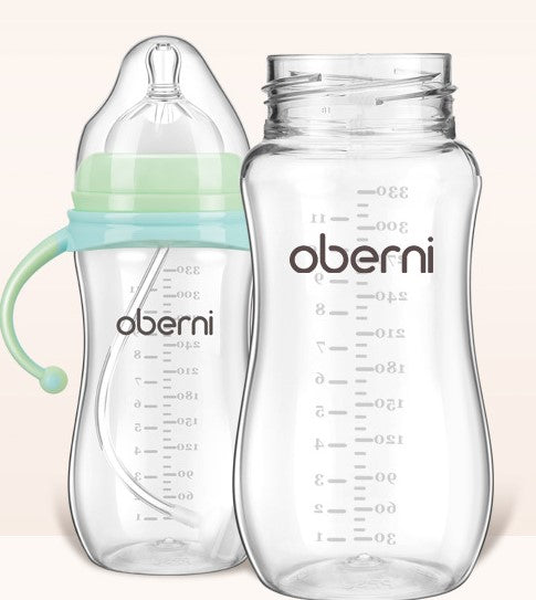 Biberon Bébé Anti-Colique avec Poignées - Col Large 240ml