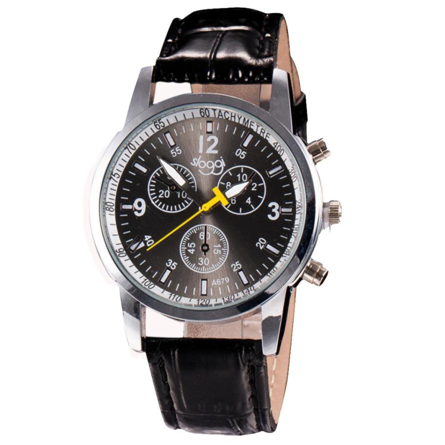 Montre Homme/Femme Bracelet Cuir - Style Élégant Quartz