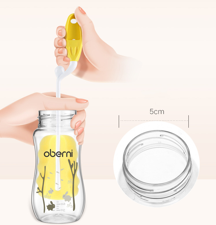 Biberon Bébé Anti-Colique avec Poignées - Col Large 240ml