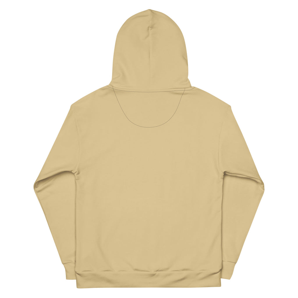 Sweat à Capuche Unisexe Beige "Tropical Seas" - Confort Premium
