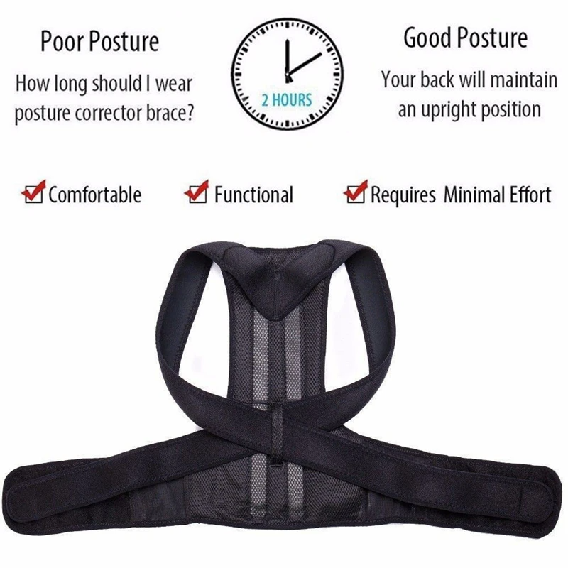 Correcteur de Posture Réglable - Fini le Mal de Dos en 14 Jours