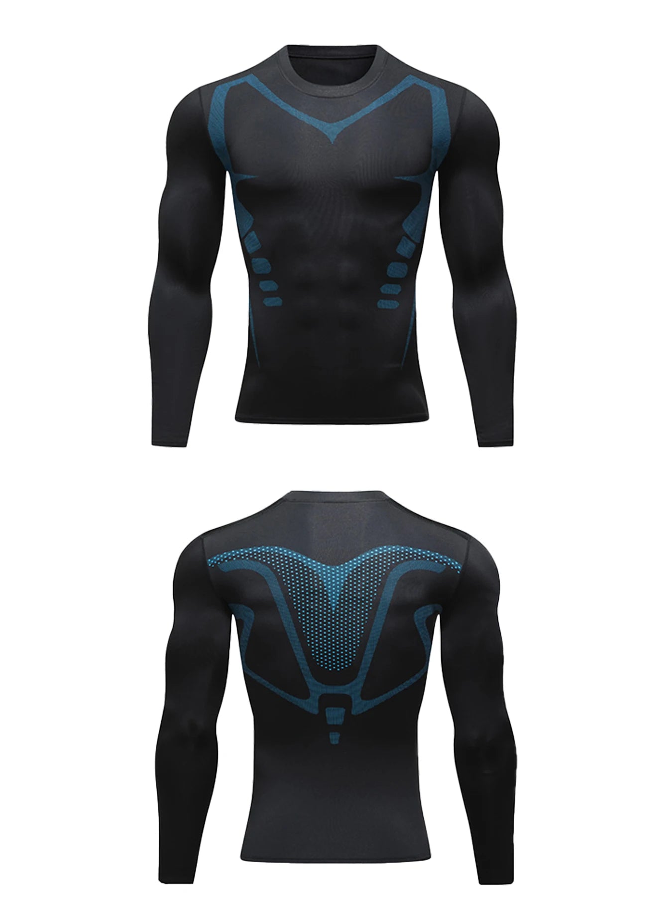 Lot de 3 T-Shirts Thermiques Homme Manches Longues - Colis 3 Couleurs