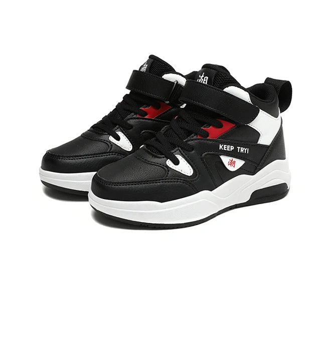 Baskets Enfant Garçon - Chaussures de Sport Respirantes Velcro
