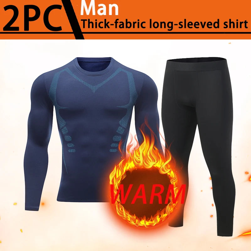 Lot de 3 T-Shirts Thermiques Homme Manches Longues - Colis 3 Couleurs