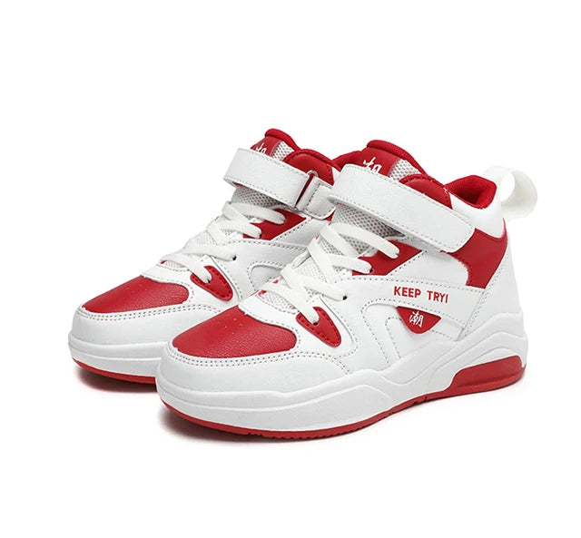 Baskets Enfant Garçon - Chaussures de Sport Respirantes Velcro