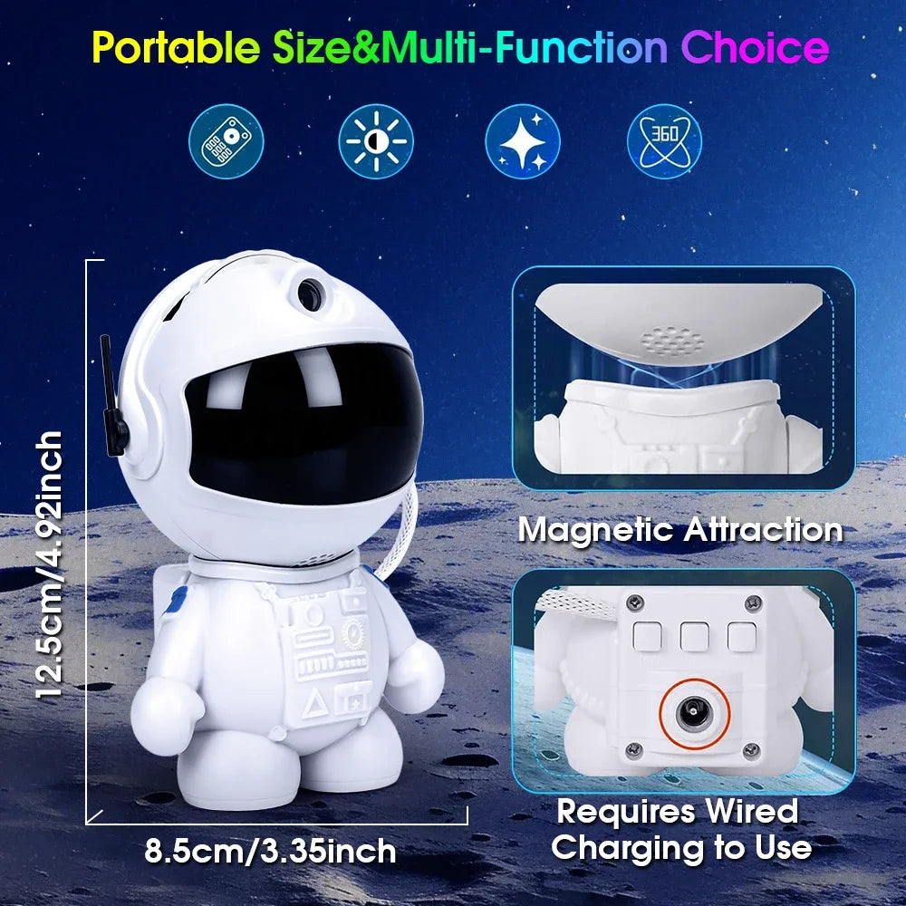SkyMoon™ Lampe Projecteur Astronaute Galaxie 360°