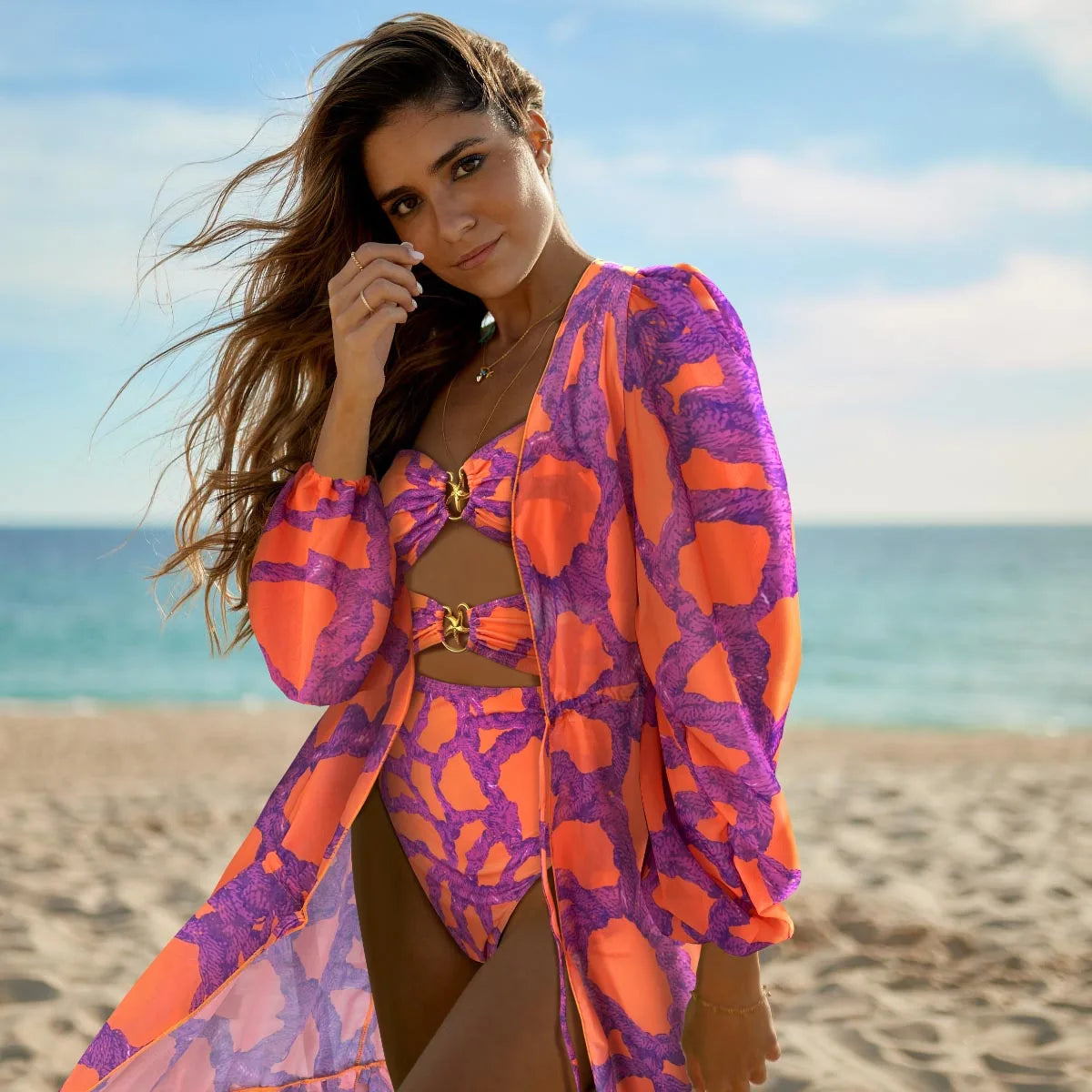 Kimono de Plage Femme - Paréo Léger & Tendance