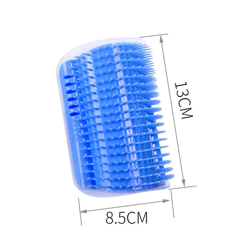 Brosse Massage Chat™ - Coin Grattoir Anti-Poils Auto-Toilettage