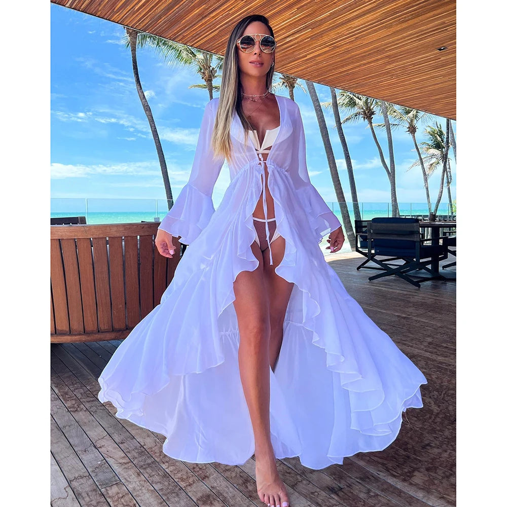 Kimono de Plage Femme - Paréo Léger & Tendance