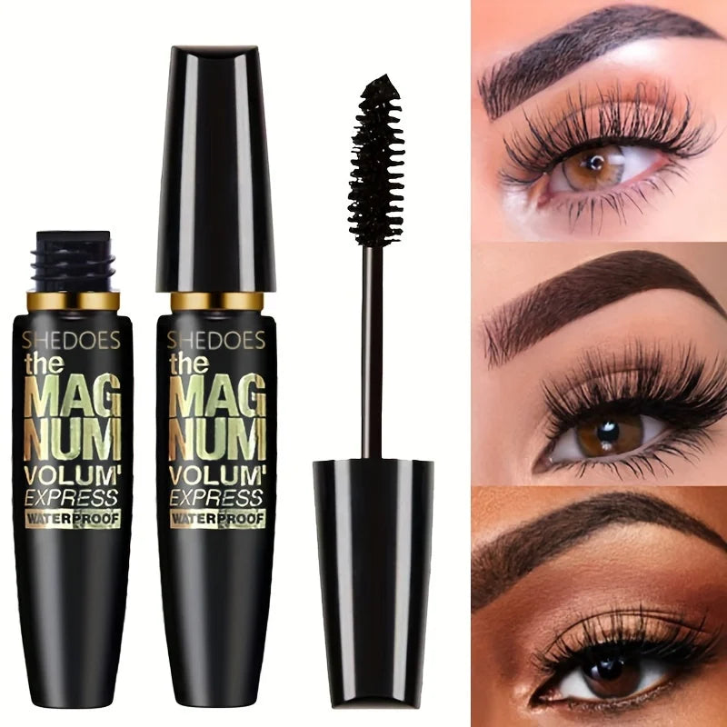 Mascara 4D Volume XL - Effet Faux Cils Fibres Waterproof
