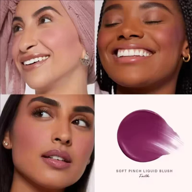 Soft Pinch Blush Liquide™ - Joues Rougies Naturelles en 3s