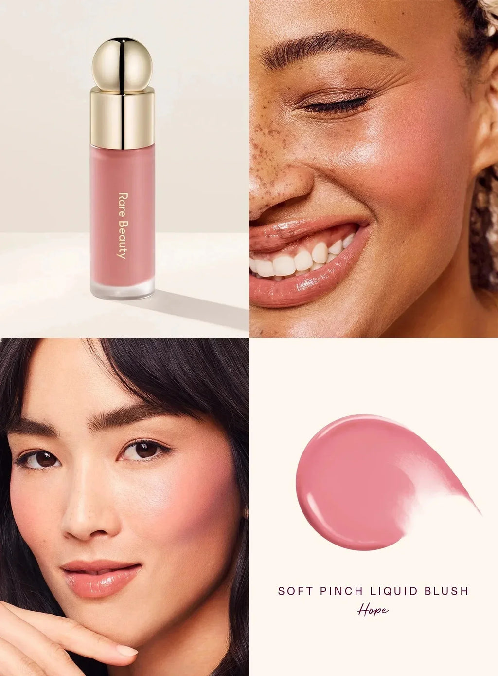 Soft Pinch Blush Liquide™ - Joues Rougies Naturelles en 3s