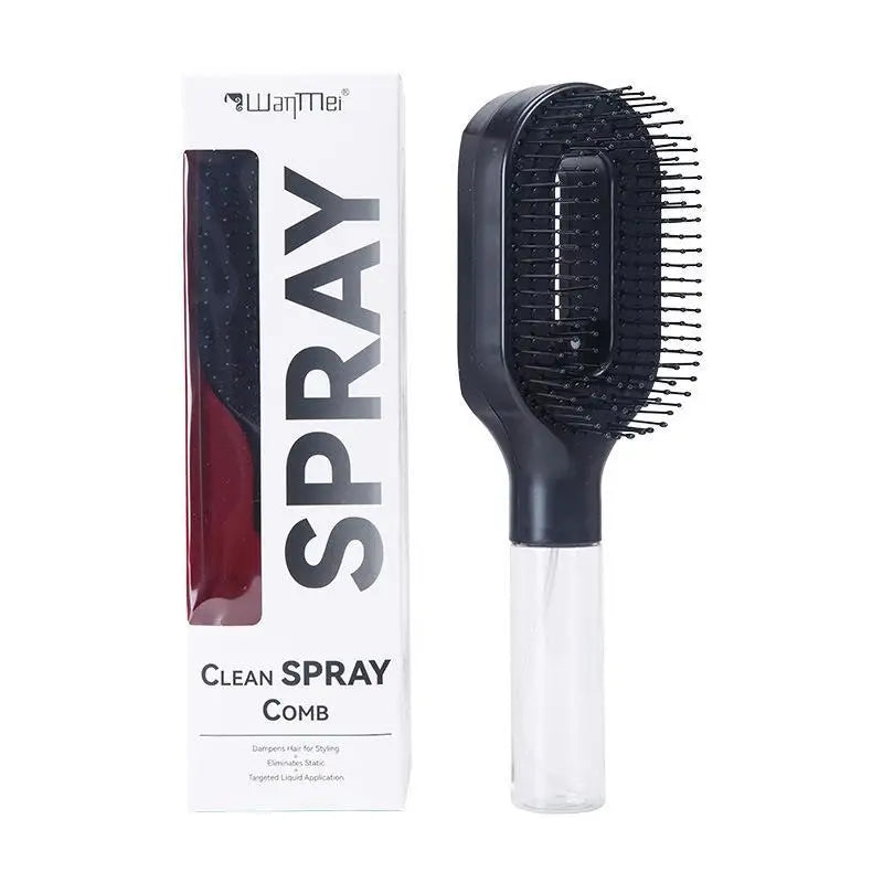 Brosse Démêlante Spray - Hydrate & Coiffe Sans Nœuds