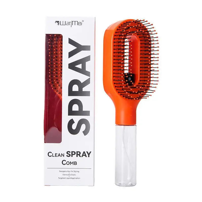 Brosse Démêlante Spray - Hydrate & Coiffe Sans Nœuds