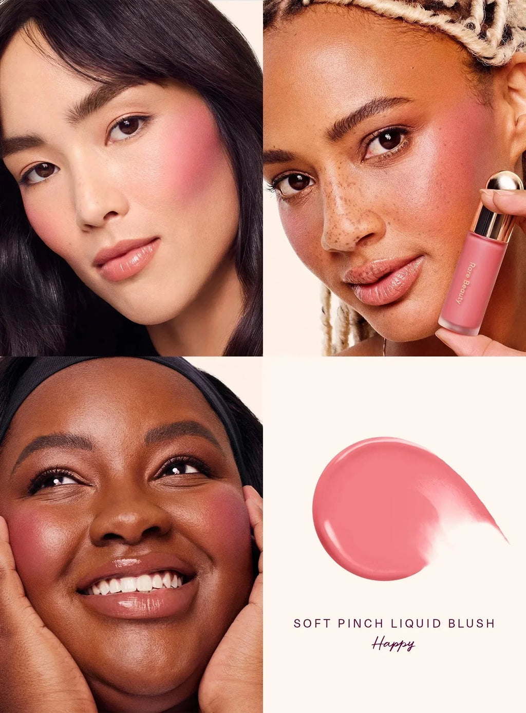 Soft Pinch Blush Liquide™ - Joues Rougies Naturelles en 3s