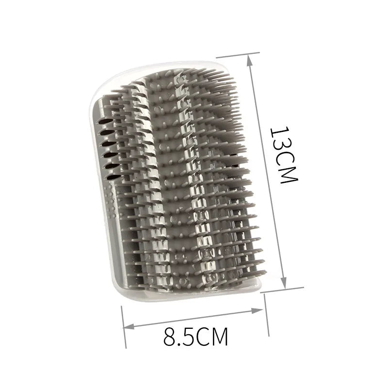 Brosse Massage Chat™ - Coin Grattoir Anti-Poils Auto-Toilettage