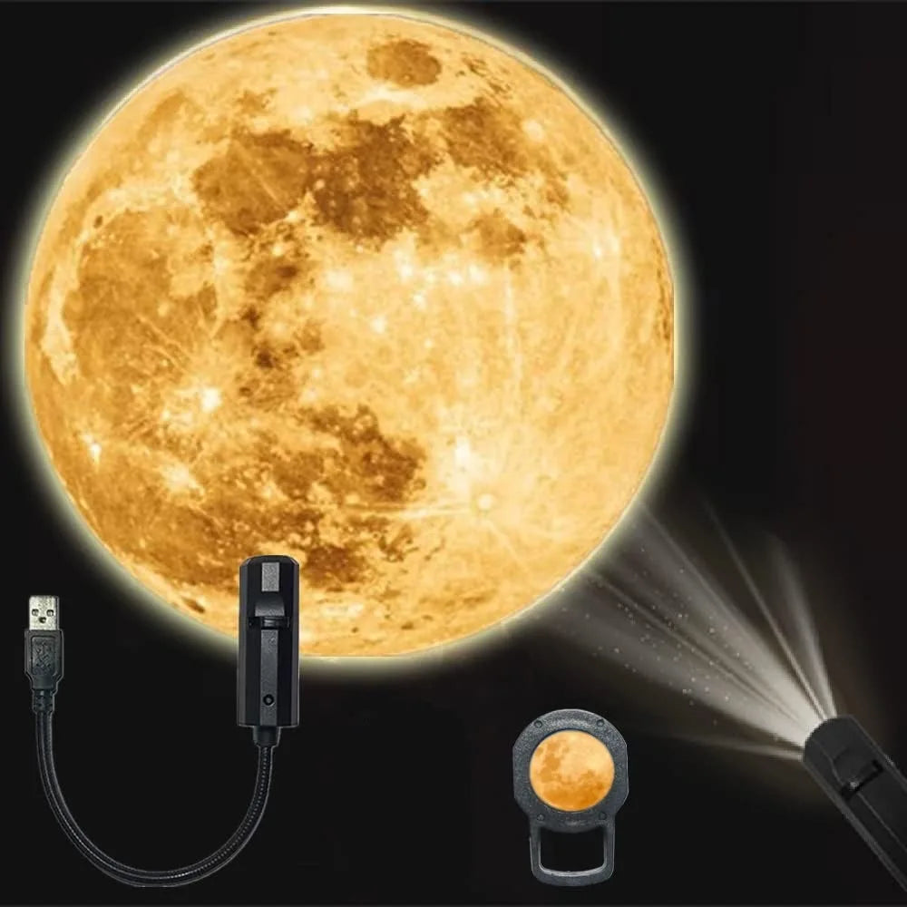 Projecteur Lune Galaxie USB™ 
Transforme ton plafond en ciel étoilé 🌙