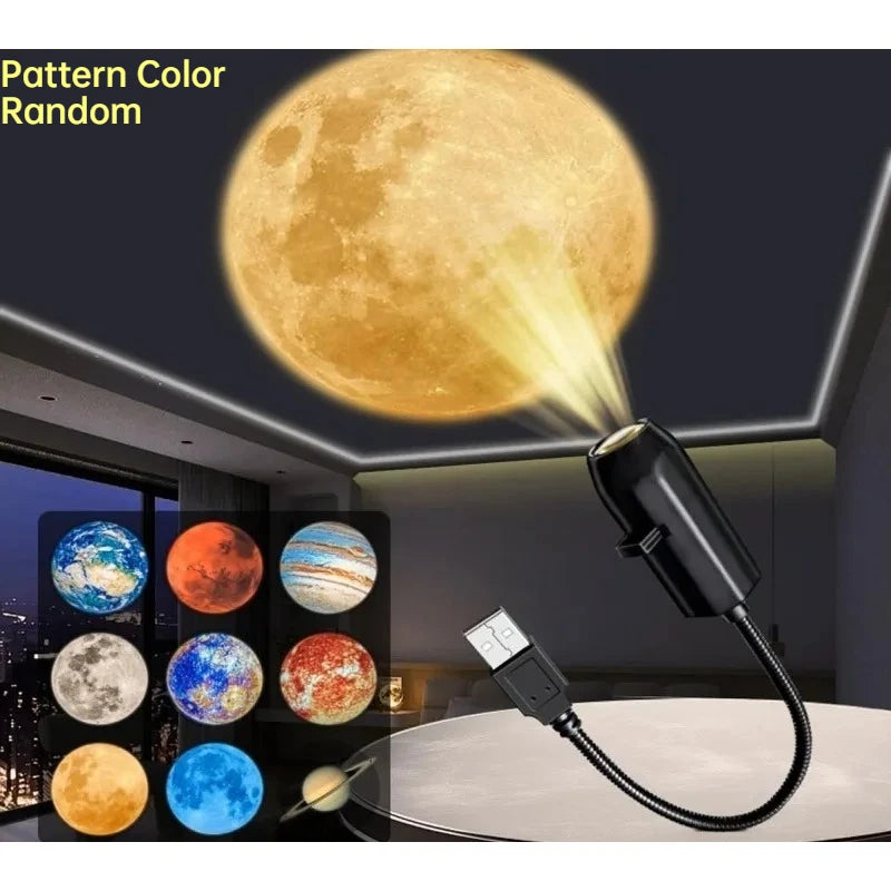 Projecteur Lune Galaxie USB™ 
Transforme ton plafond en ciel étoilé 🌙