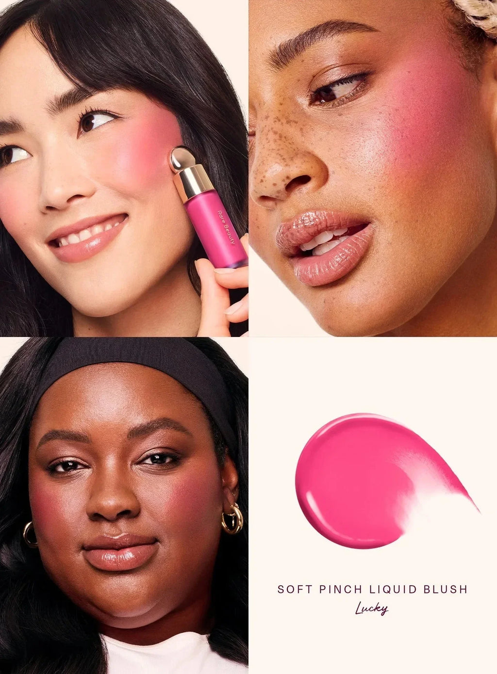 Soft Pinch Blush Liquide™ - Joues Rougies Naturelles en 3s