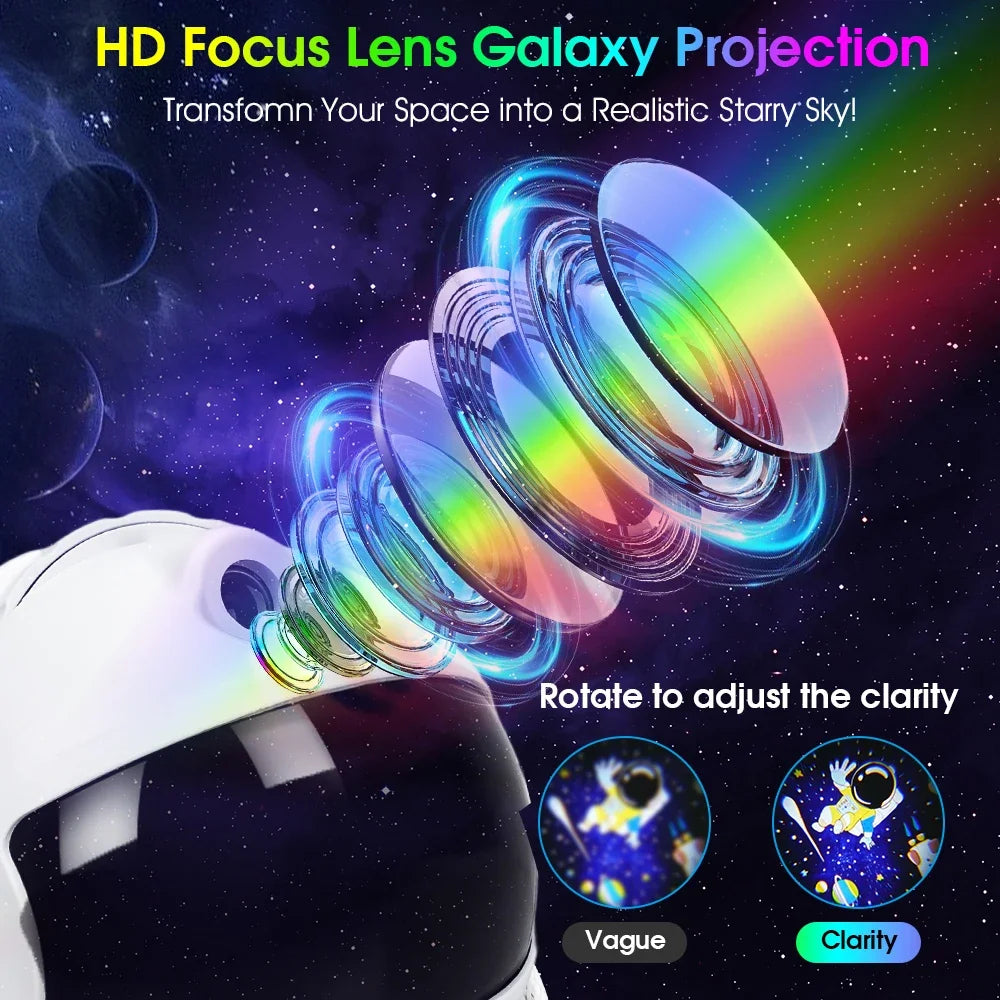 SkyMoon™ Lampe Projecteur Astronaute Galaxie 360°