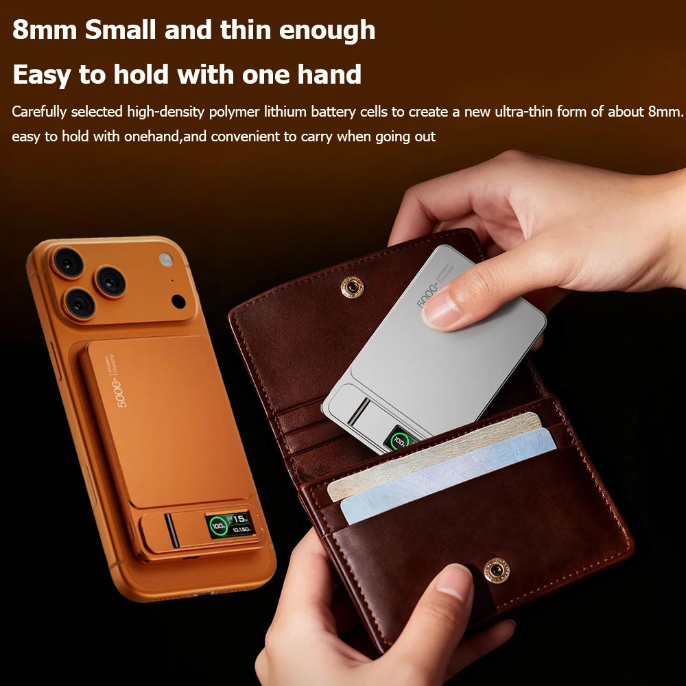 SnapCharge Pro™ Batterie Magnétique 10000mAh 20W iPhone 17 16 15 14 13 Pro Max