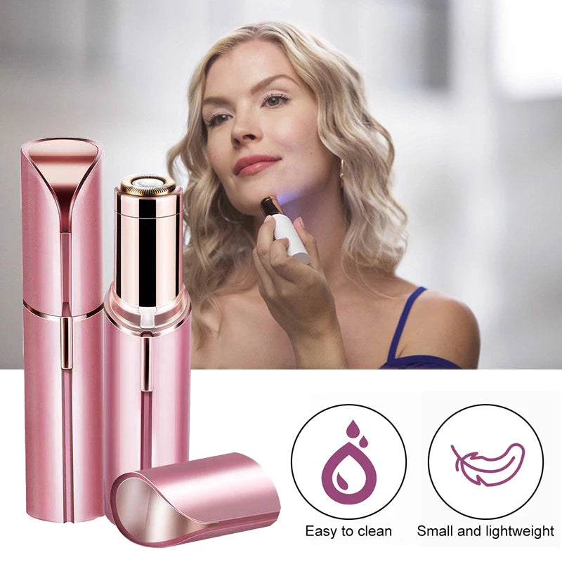 Épilateur électrique pour visage, sourcils, bikini.
Sans douleur, rechargeable, 5 couleurs disponibles.
Parfait pour zones sensibles.
