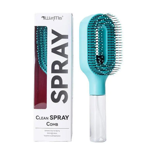 Brosse Démêlante Spray - Hydrate & Coiffe Sans Nœuds