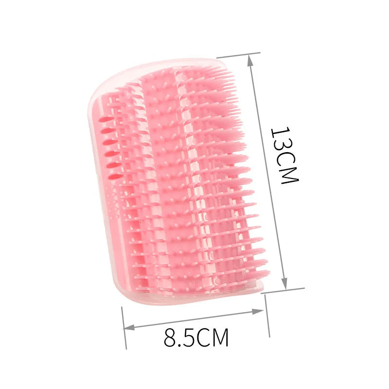 Brosse Massage Chat™ - Coin Grattoir Anti-Poils Auto-Toilettage