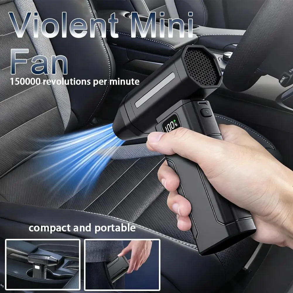 Turbo Jet Fan X8™ - Souffleur 150000RPM + Aspirateur 4 en 1 Sans Fil
