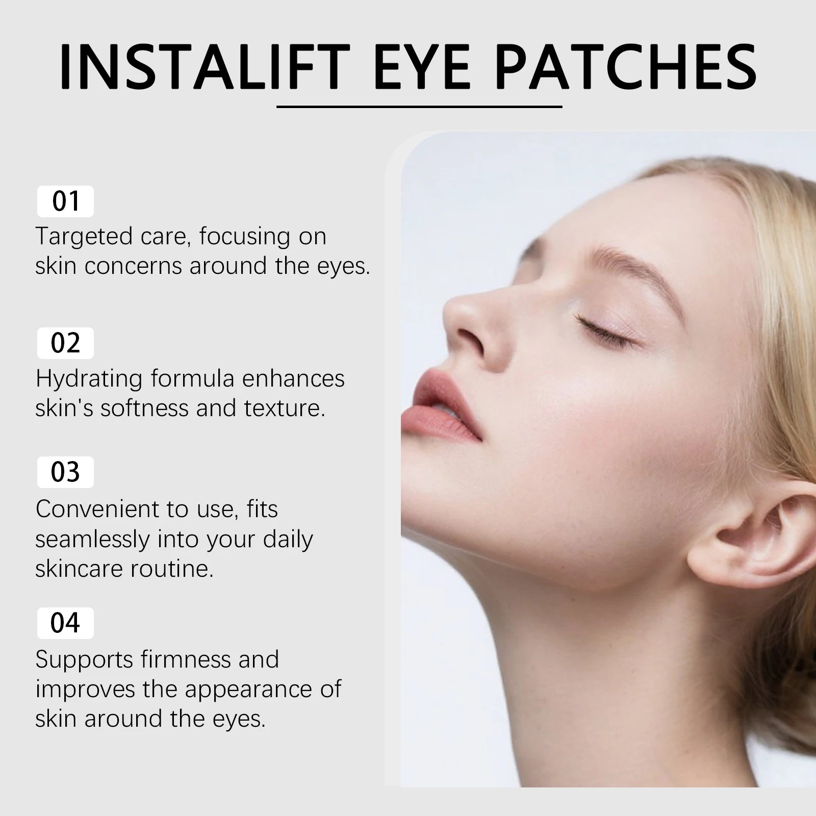 Collagen Firming Lifting Eye Mask Nourishing Anti-Aging Fade Fine Lines Brighten Puffy Dark Under Eyes Anti-Wrinkle Eye Patches