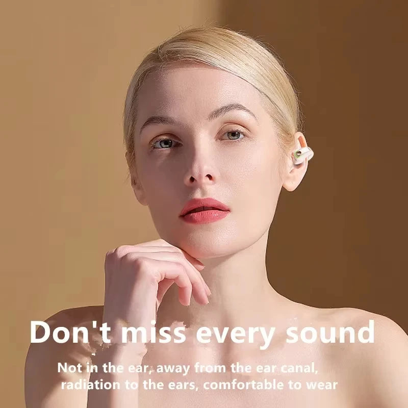 Écouteurs Open-Ear Pro™ - Bluetooth 5.3 Conduction Osseuse Clip Sport