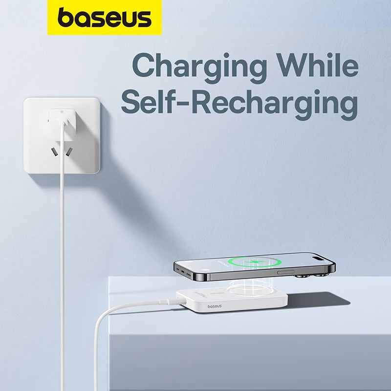 SnapStand™ Batterie Magnétique 10000mAh + Support Intégré iphone 15 14 13 12 Mini Pro Max