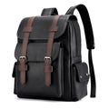 Sac à Dos Homme Vintage Cuir PU - Grand Sac Ordinateur 15"