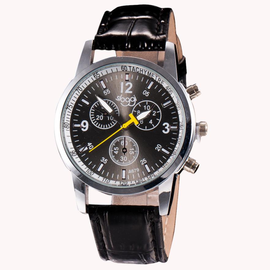 Montre Homme/Femme Bracelet Cuir - Style Élégant Quartz