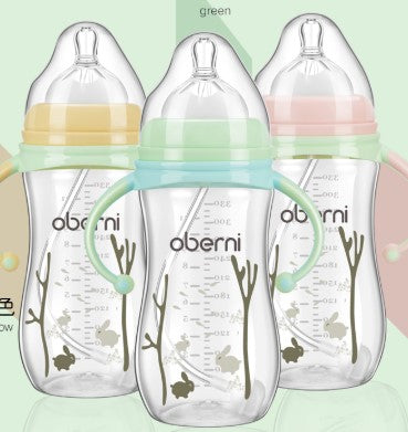 Biberon Bébé Anti-Colique avec Poignées - Col Large 240ml